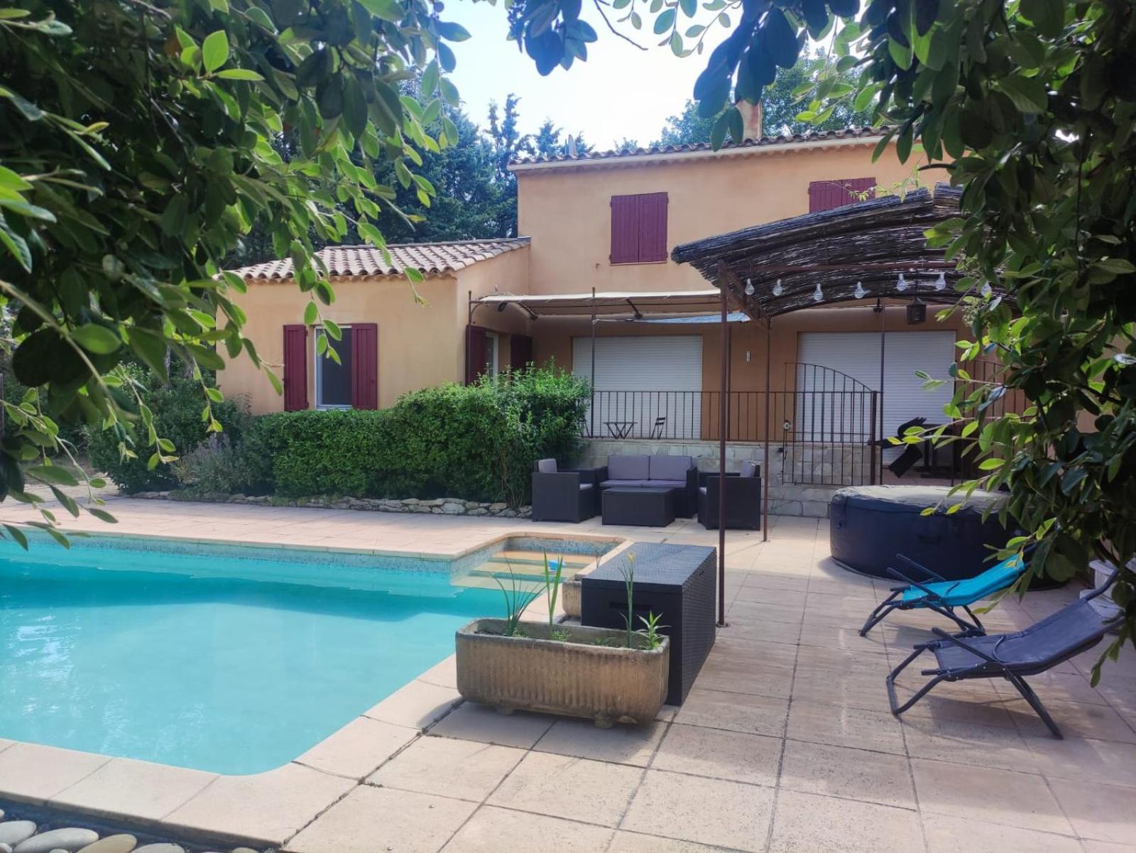 Studio 25M2 Avec Piscine Et Spa, Proche Iter Et Cadarache Leilighet Valensole Eksteriør bilde
